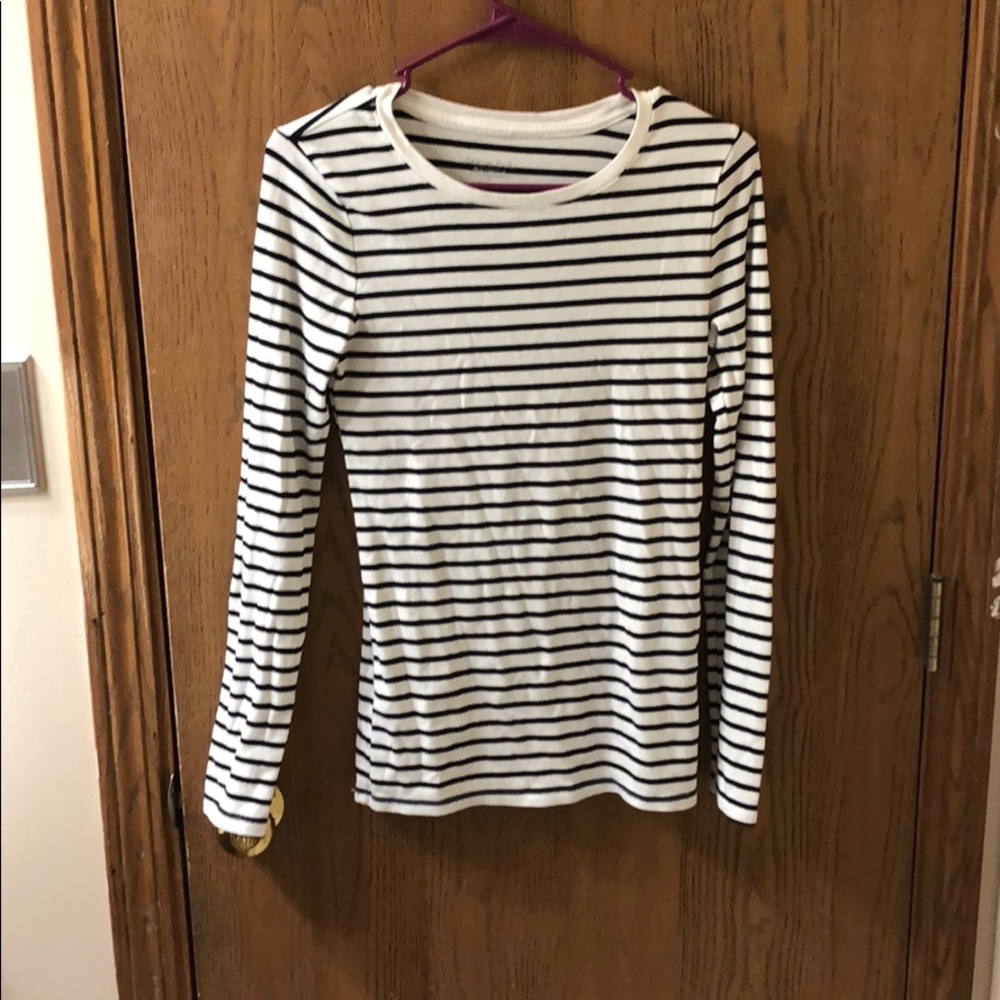 Striped long sleeve shirt